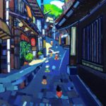 Oil colour | City of hot spring