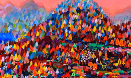 oil colour | Autumn mountain