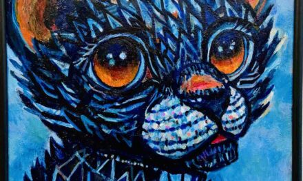 oil colour | leopard