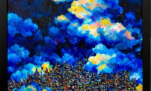 oil colour | sky city