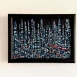 oil colour | city | Black