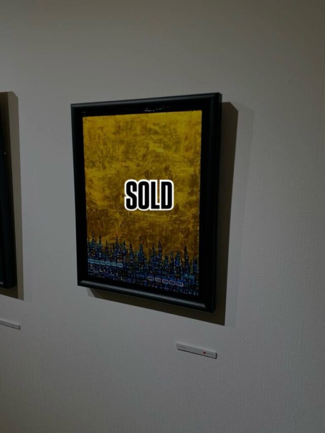 油彩画 | 小さなかざり | 小さな絵シリーズ | 2022 #現代アート