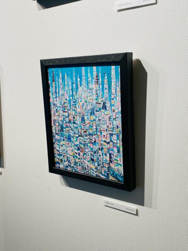 油彩画 | 雪のまち | Taro Otani | Official site