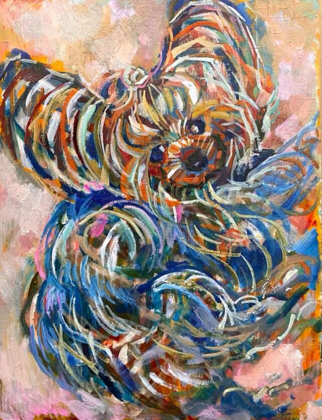 油彩画 | 夜空のまち | Taro Otani | Official site