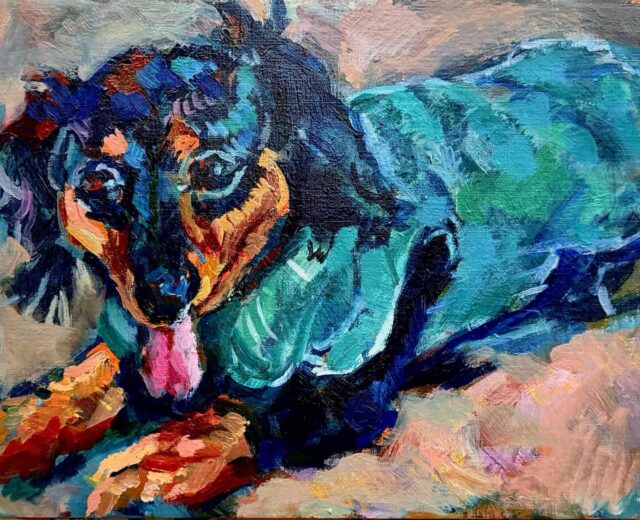 油彩画 | flower garden | Taro Otani | Official site