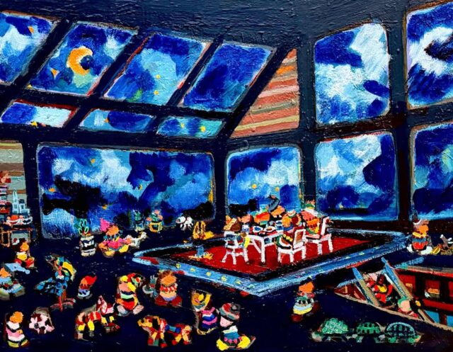 油彩画 | 菜の花 | Taro Otani | Official site