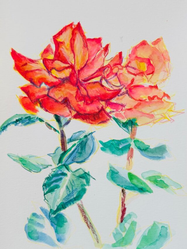 油彩画 | flower garden | Taro Otani | Official site