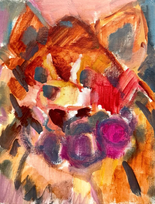 『農夫２』油絵　現代アート 油彩画 | Lakeside house | Taro Otani | Official site